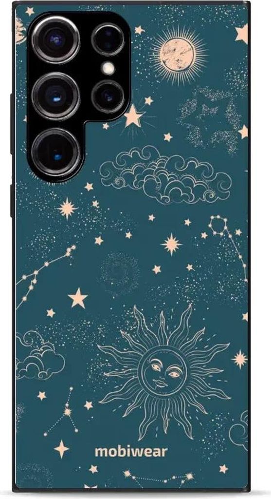 Handyhülle für Galaxy S23 Ultra, Mobiwear Glossy Case, Astraler Staub