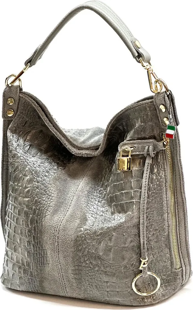 Borsa Lavoro Donna Florence Grigio OTF162K Pelle Spaziosa - 2