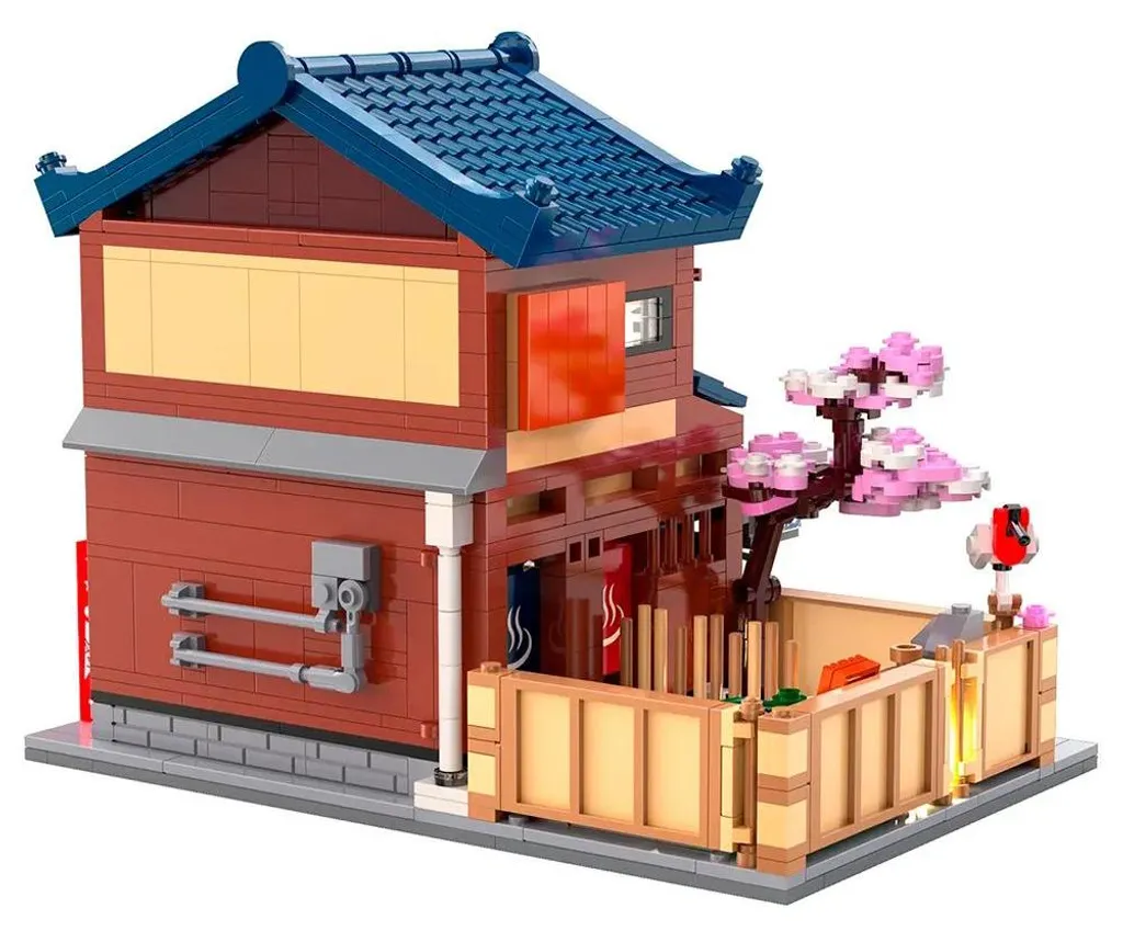 Jeu de construction japonais multicolore CaDA Sento avec éclairage LED - 2