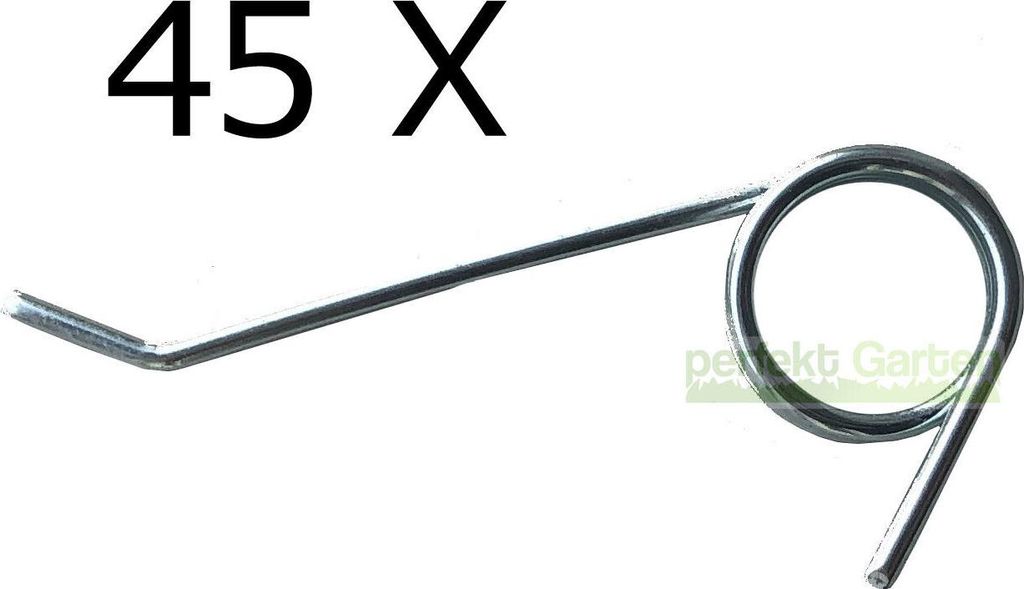 45X Feder für LIDL Parkside PLV1500A1 / PLV1500B1 / PLV1500C1 / C2 Lüfterwalze
