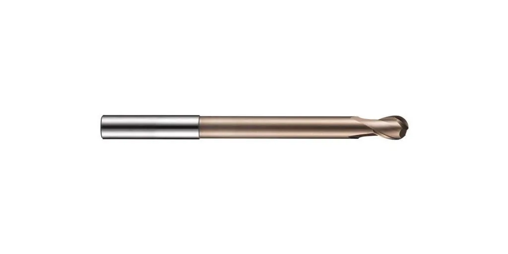 Fresa a Raggio S233 D.4mm HM TiSiN Z.2 - Metallo Duro Professionale