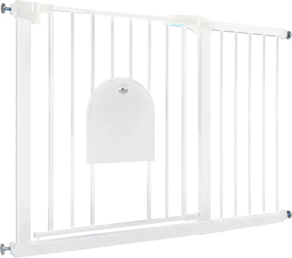 Barrière de sécurité extensible 115 cm sans perçage pour enfants et chats
