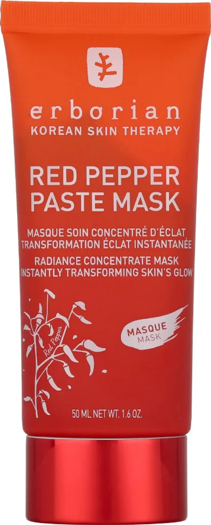 Erborian Red Pepper Paste Mask 50 ml - Masque Éclat à la Pulpe Rouge