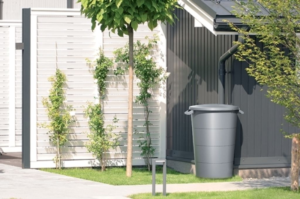 Plastová nádoba s úchyty SMOOTH antracit 80l Obrázek produktu 3