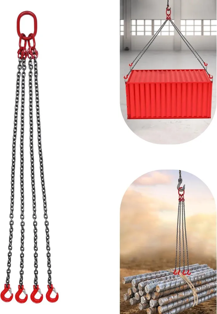 Élingue de levage 5 tonnes acier anti-rupture pour charges difficiles