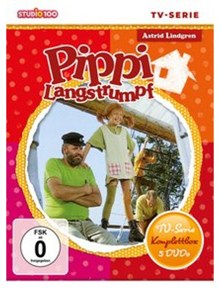 Pippi Langstrumpf - TV-Serien Komplettbox [5 DVDs, SOFTBOX] Produktbild 