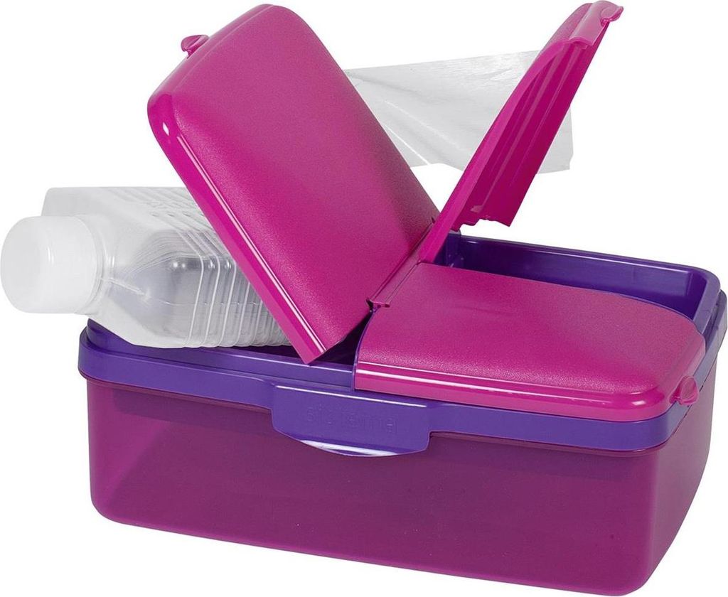 Sistema Lunchbox Quaddie 1,5l+Trinkfl. (Farbe zufällig, 1 Stück)