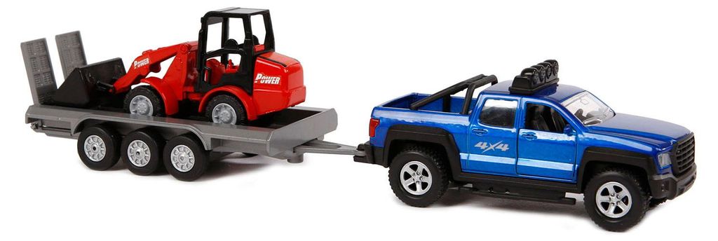 Giocattolo Auto Avventura con Rimorchio 30cm - Modello HKG Immagine del prodotto 