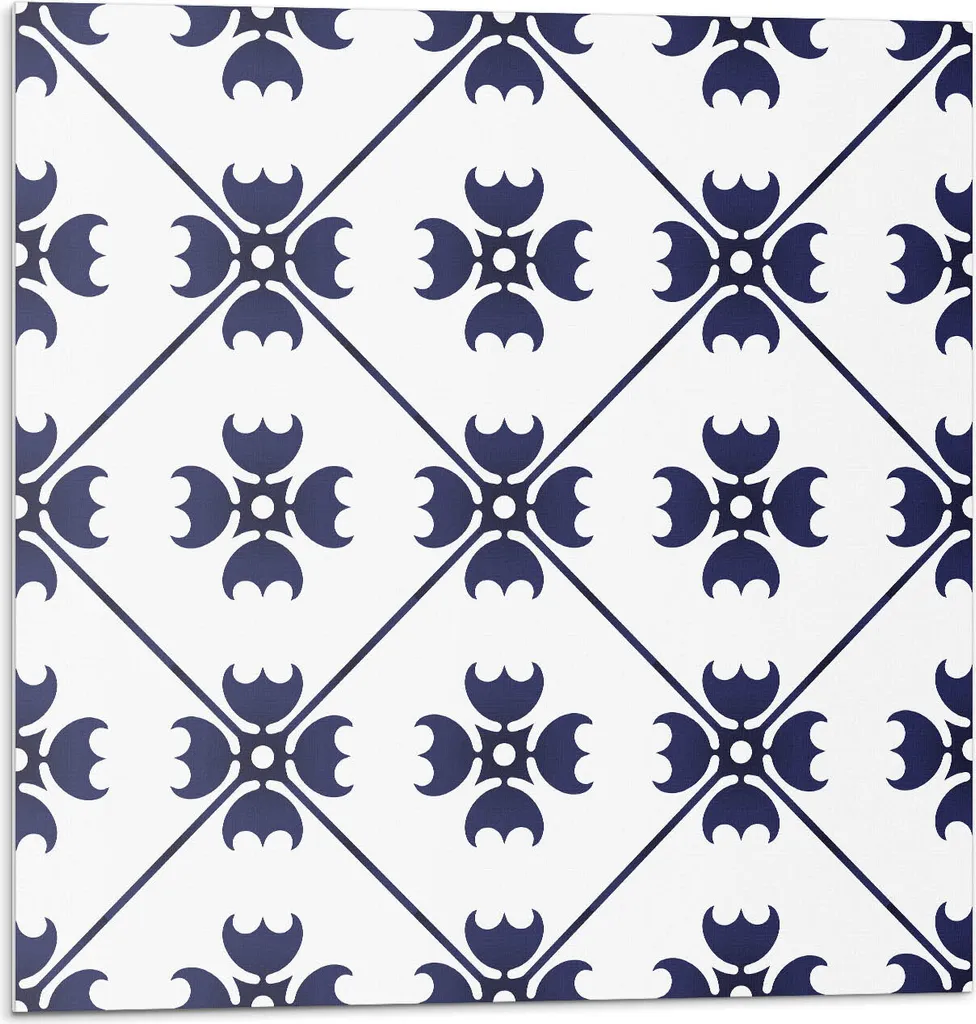 Set 4 Piastrelle Adesive 50x50 cm - Paraschizzi Cucina e Bagno Impermeabile