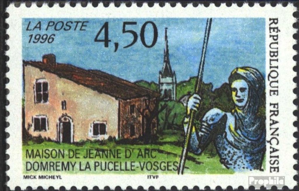 Briefmarken Frankreich 1996 Mi 3150 (kompl.Ausg.) postfrisch Jeanne dArc