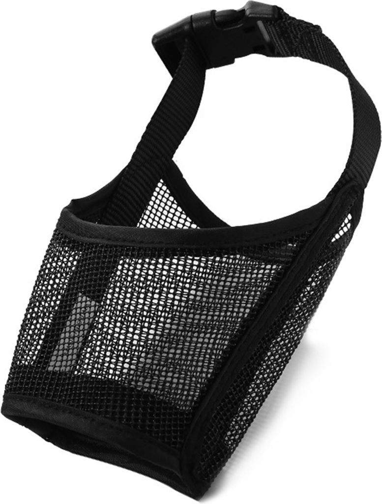 Maulkorb für Hunde, verstellbar, weiches Netzgewebe, atmungsaktiv, gegen Beißen, Bellen und Kauen, Mundschutz für große Hunde