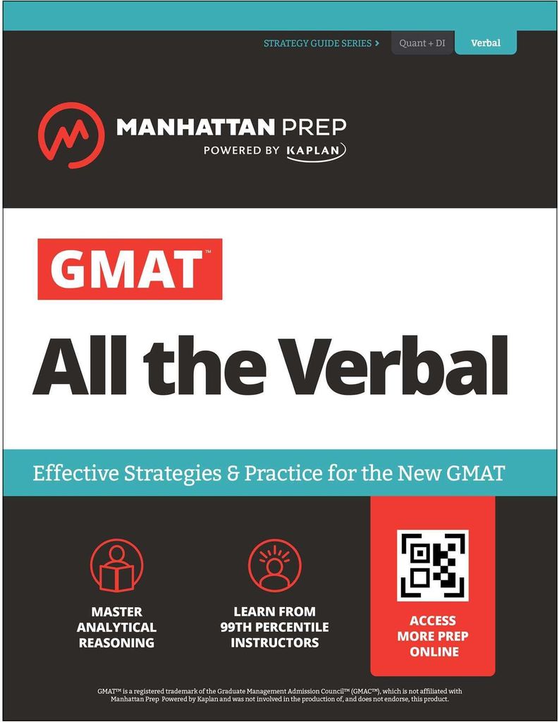 GMAT All the Verbal: Effective Strategies & Practice for Produktbild 