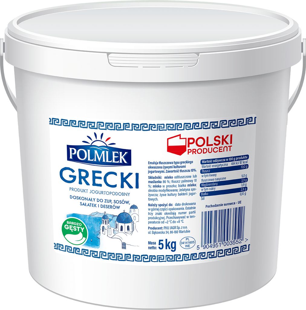 Griechischer Joghurt 5kg - Polmlek Produktbild 