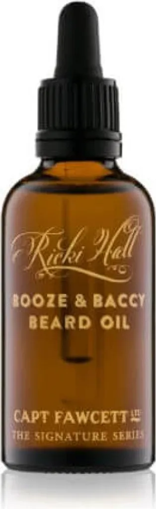 Huile à barbe Ricki Hall's Booze & Baccy 10 ml - Soin Barbu Premium