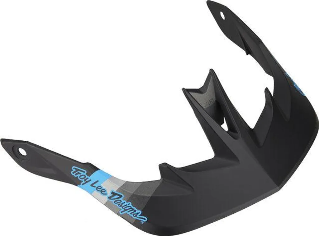 Visière Troy Lee Designs A3 Noire Sideway - Ajustable et Résistante