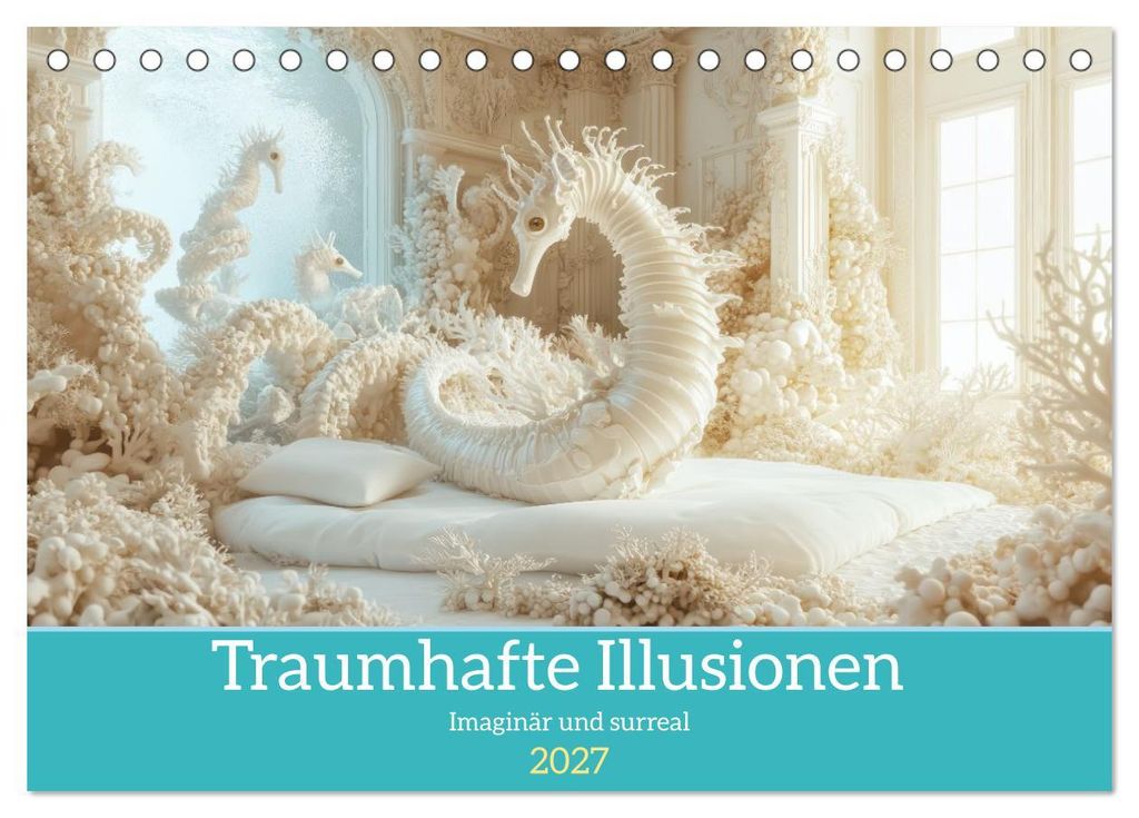 Traumhafte Illusionen - Imaginär und surreal (Tischkalender 2027 DIN A5 quer), CALVENDO Monatskalender
