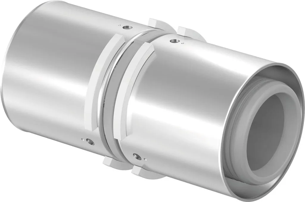 Raccord à sertir en S Uponor PPSU 75-75 pour installations hydrauliques