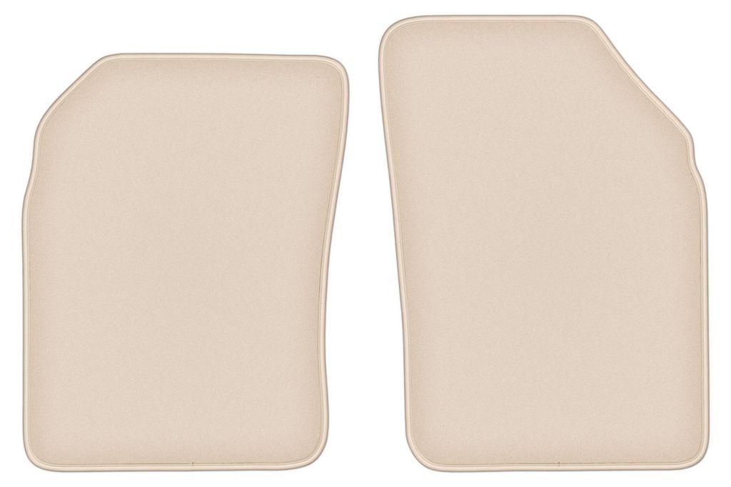 DURBAN Beige Velours-Fußmatten vorne für Nissan Micra K11 Schrägheck (1992-2003)