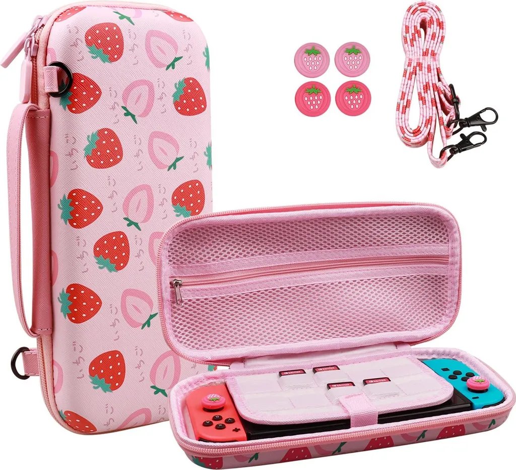 Cover INF per Nintendo Switch & OLED - Protezione Anti-Urti con Thumb Grips