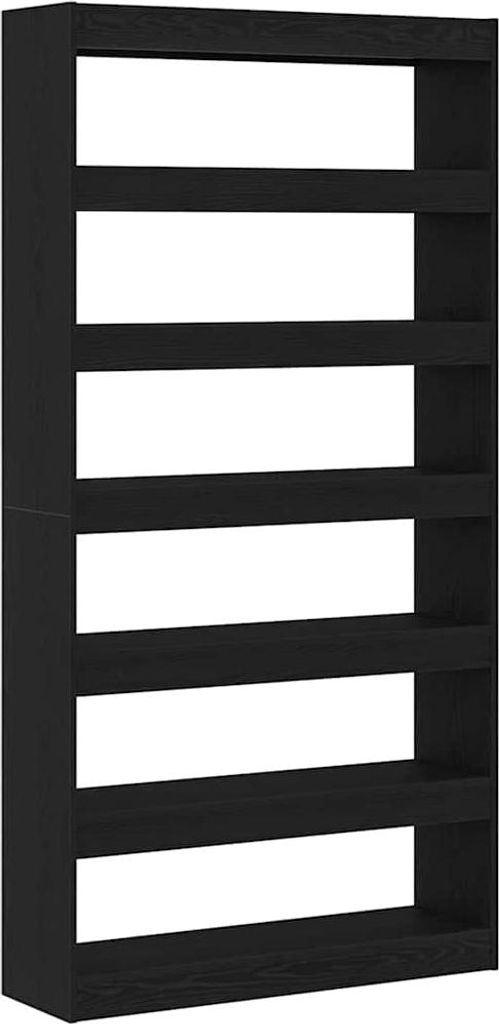 (Robust Möbel)Bücherregal - Bücherschrank/Standregal Langlebiges - Schwarz 100x30x198cm Holzwerkstoff - Bücherregale DEMöbel279271
