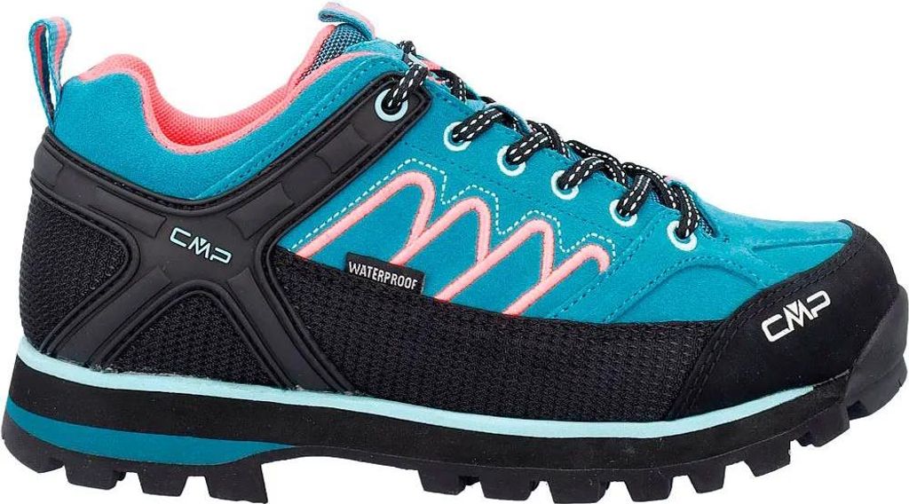 Moon Low WMN Trekking Shoe WP teal-red fluo (54ES) 38