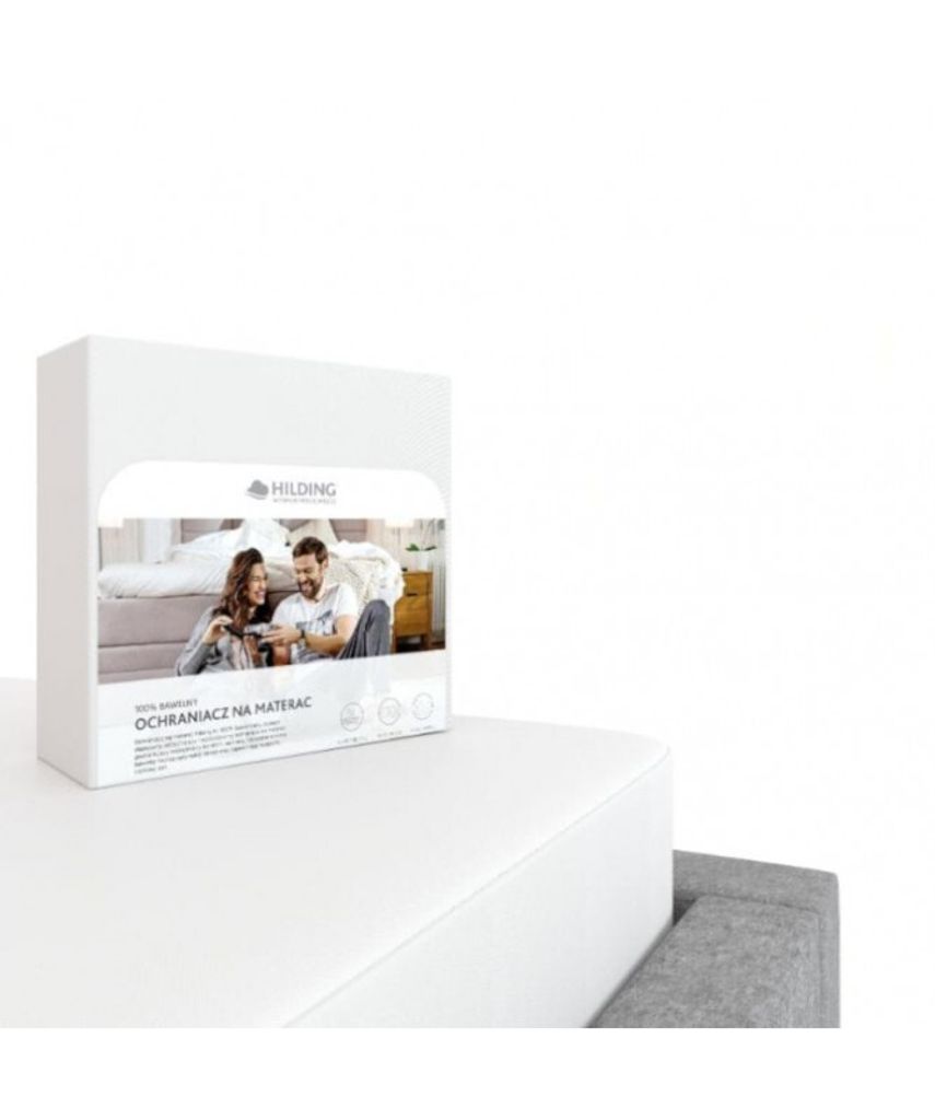 Ochraniacz na materac 140x200 HILDING bawełniany Zdjęcie produktu 