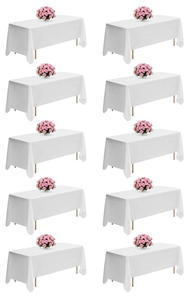 VEVOR, 10 manteles rectangulares, 1778 x 3048 mm, protector Imagen del producto 