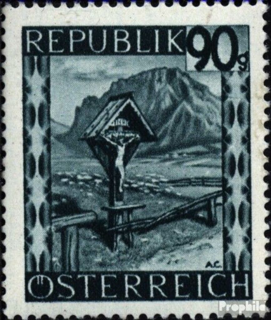 Briefmarken Österreich 1945 Mi 766 gestempelt Landschaften
