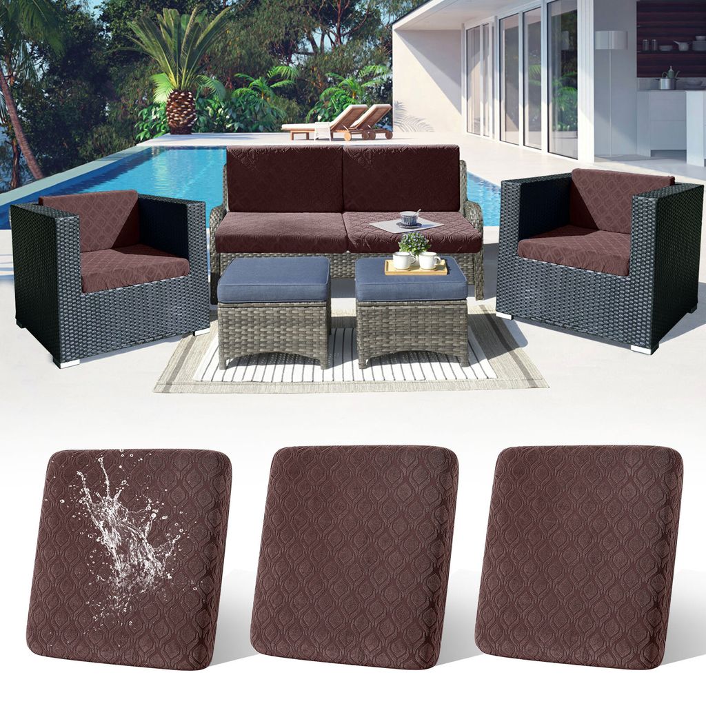 3 Stück Outdoor Kissen Wetterfest Sofabezug Wasserdicht Sofa Sitzkissenbezug Outdoor Sofa Überzug Bezüge Für Gartenpolster Sofa Cushion Cover S...
