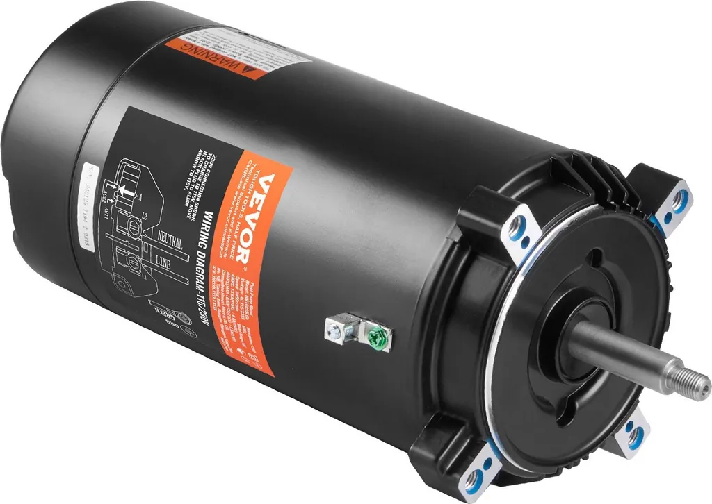 Motore Elettrico Piscina 1.5 CV Frame 56J 115/230V | 3450 RPM CCW