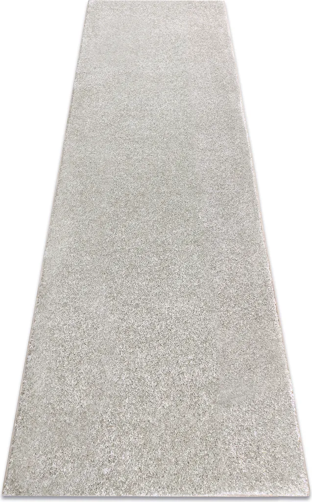 Tapis de couloir 50x250 cm SANTA FE beige crème, idéal pour sol d'entrée