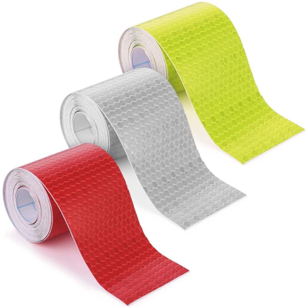 Reflektierendes Warnband - 3er Set - 3 m x 5 cm - 3 Farben Produktbild 