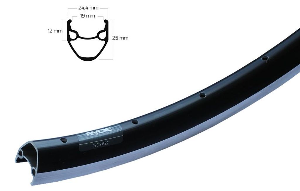 Felgenring X-Plorer 28 Zoll Hohlkammer Aluminium schwarz  Produktbild 