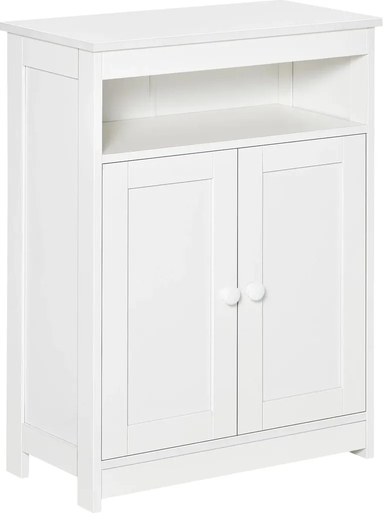 Armoire de rangement compacte blanche : fini le désordre dans votre salon