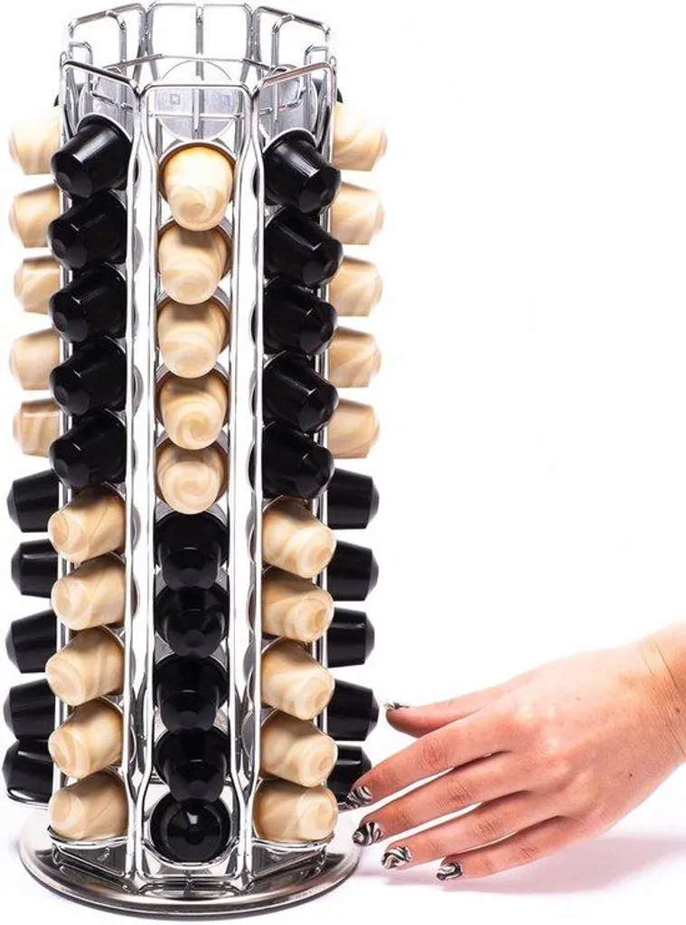 Support machine à café et organisateur de 80 capsules pour la cuisine