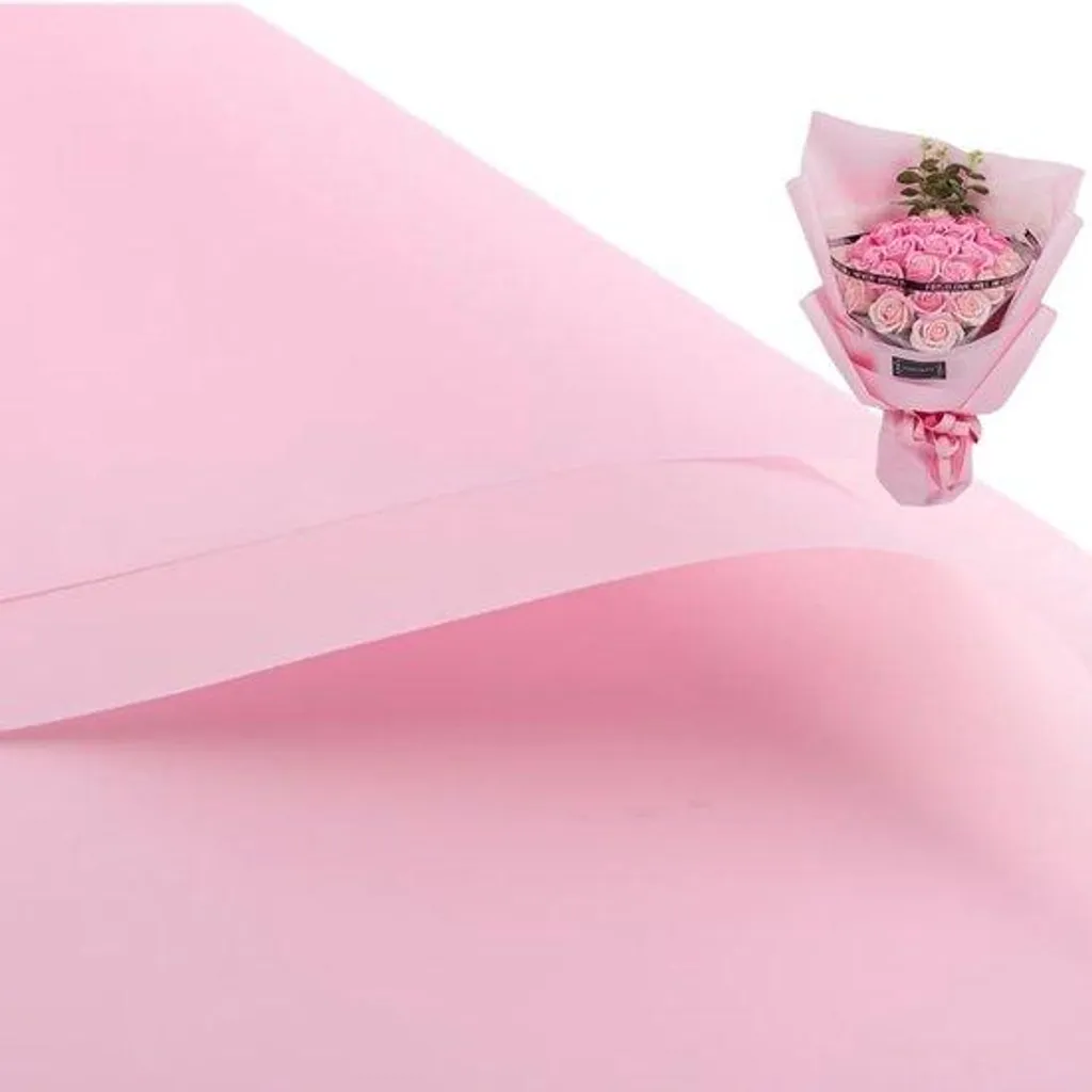 Papier cadeau pour bouquet de fleurs fraîches - Imperméable - 20 feuilles