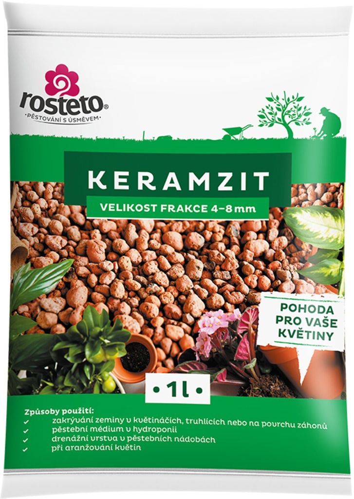 Rosteto Keramzit 4-8 mm, 1 l Obrázek produktu 