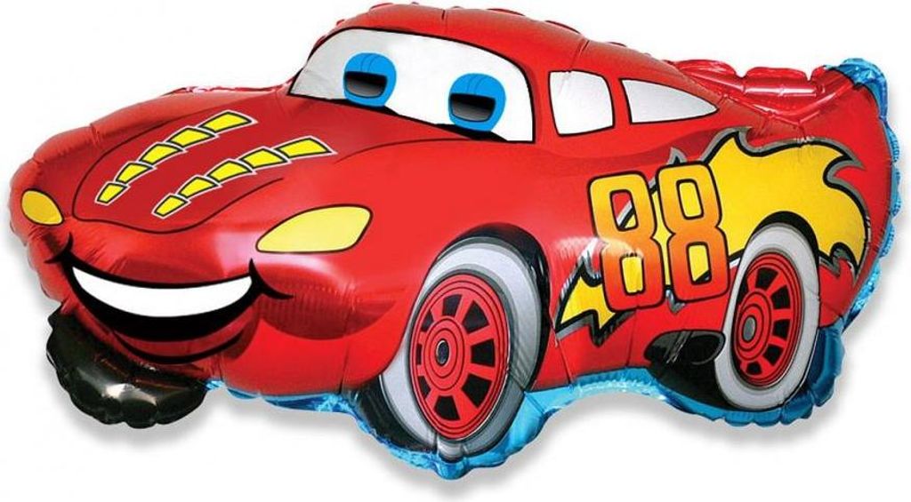 Balon Foliowy Uśmiechnięte Auto - Hot Wheels 82 cm Zdjęcie produktu 