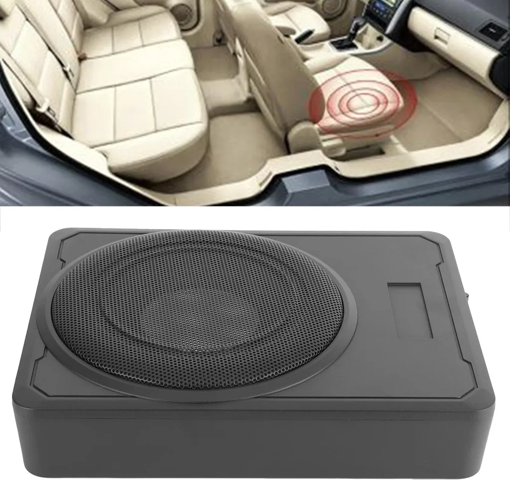 Caisson de basses voiture compact pour éliminer les sons saturés - 4