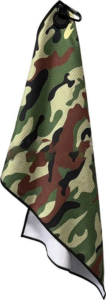 Magnetisches Golfhandtuch mit Clip, saugfähiges Golfhandtuch aus Mikrofaser mit Waffelmuster und Magnet für starken Halt an Golftaschen, Golfwage...