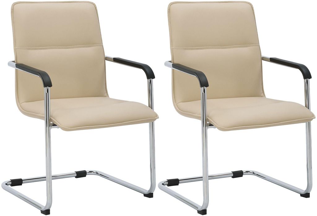 CLP 2er Set Freischwinger Seattle Kunstlederbezug mit Produktbild 