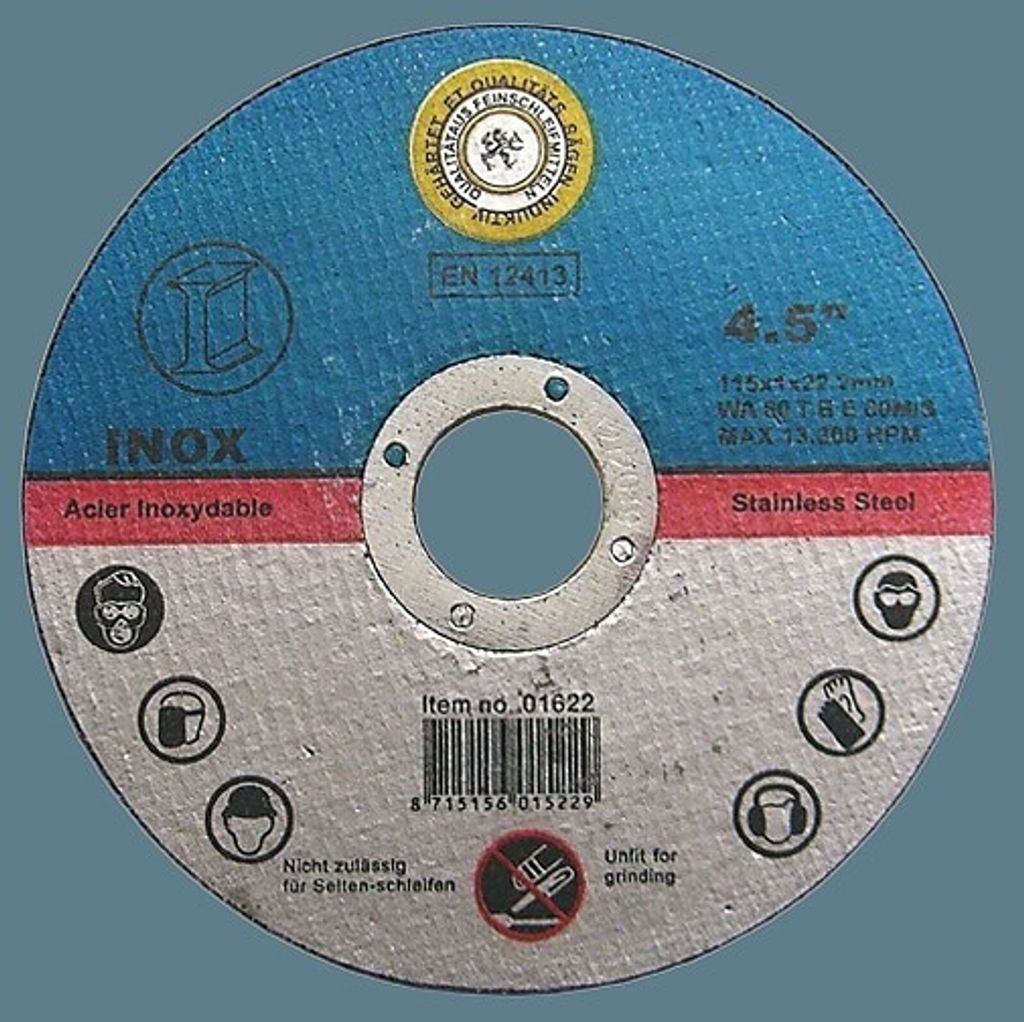 Trennscheiben 115mm Inox für Trennschleifer 10 Stück