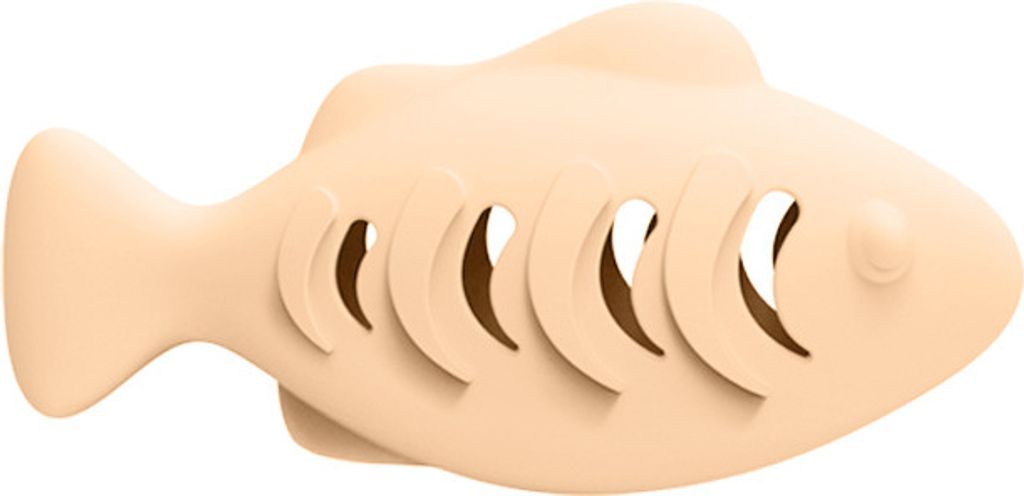 INF Interaktives Katzenspielzeug mit Leckerli-Spender Beige