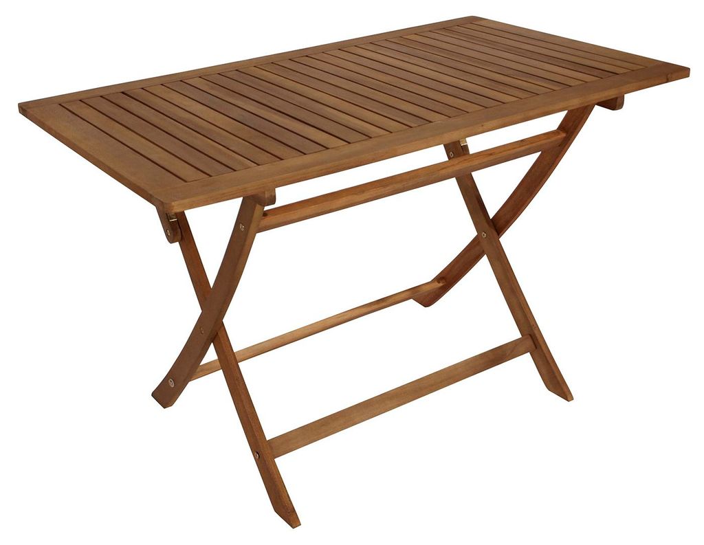 Klapptisch Gartentisch Holztisch klappbar 70 x 120 cm aus Produktbild 