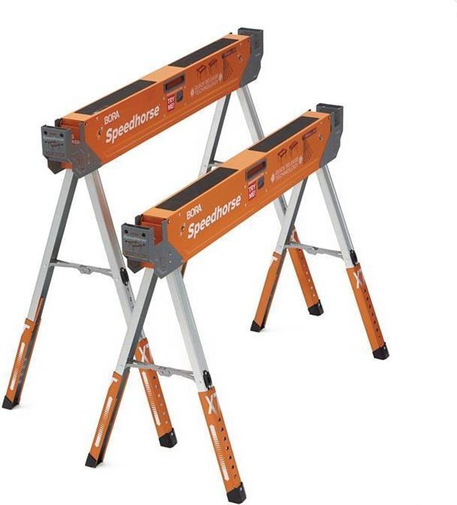 Coppia di cavalletti da lavoro BORA Speedhorse XT 760 - 910 Immagine del prodotto 