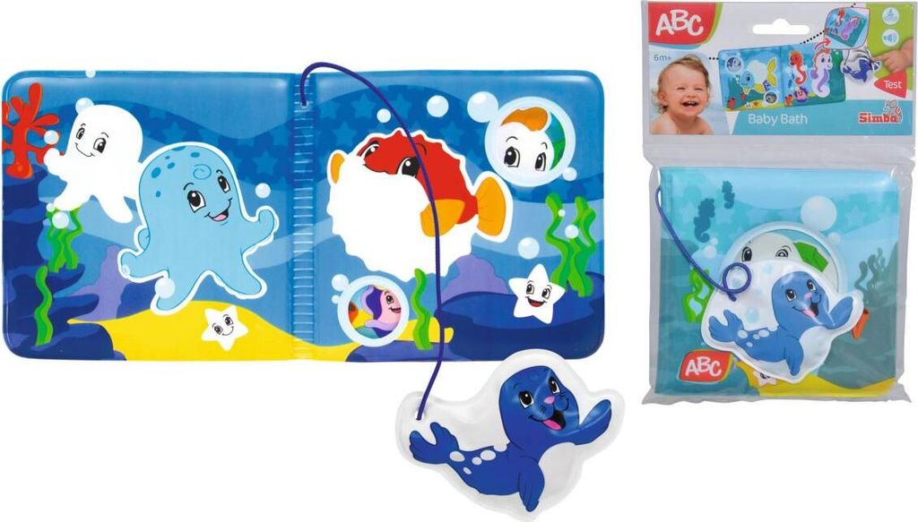 Simba Badespielzeug ABC Magisches Badebuch mehrfarbig Produktbild 5