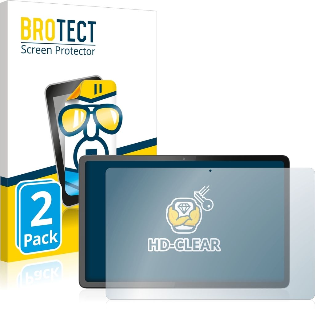 2x Für Lenovo Tab P11 Pro Gen 2 Schutzfolie BROTECT Displayschutz Display Schutz Folie Klar Transparent