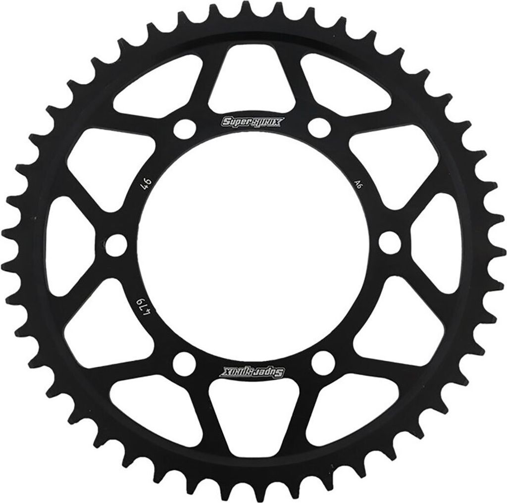 Supersprox Kettenrad 530 LK 130,0mm Ø 110mm 46Z 6-Loch Stahl schwarz