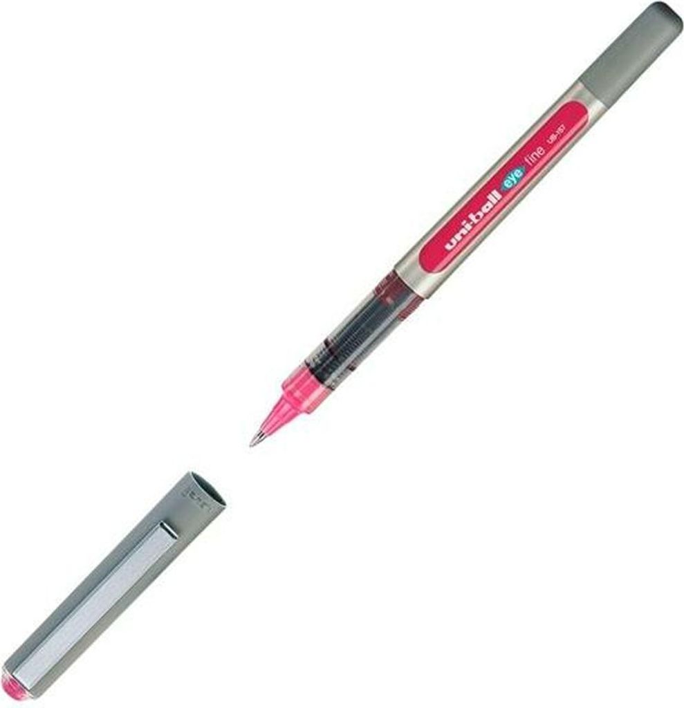 Flüssige Tinte biros Uni-Ball Rollerball Eye Fine UB-157 Pink 0,7 mm (12 Stck.)