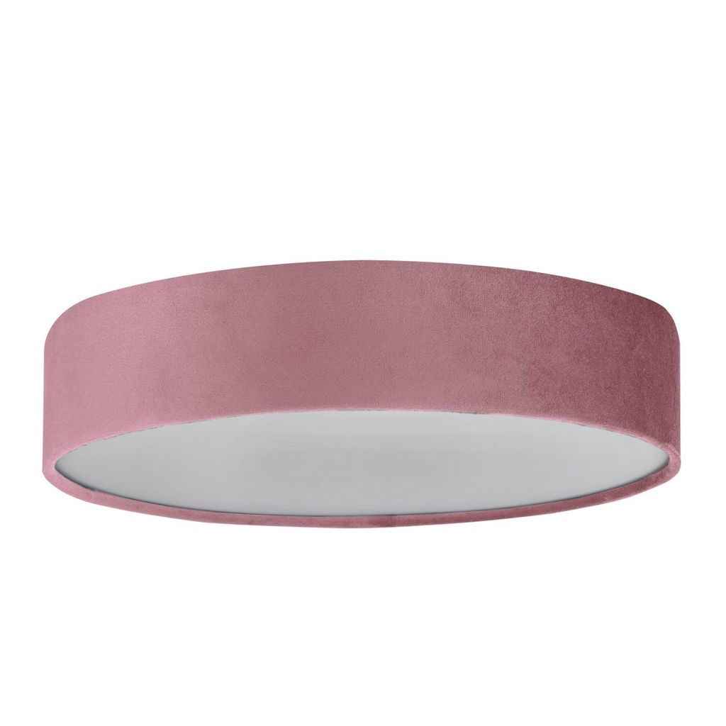 Deckenlampe Metall E27 D: 50 cm rund Rosa 3-flammig Modern Produktbild 2